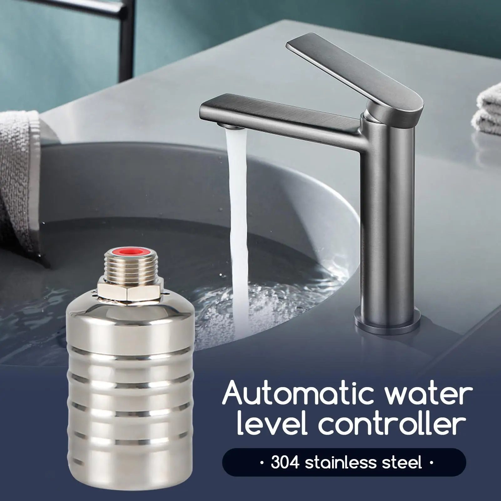 Automatic Water Level Control Valve 304 Stainless Steel 1/2