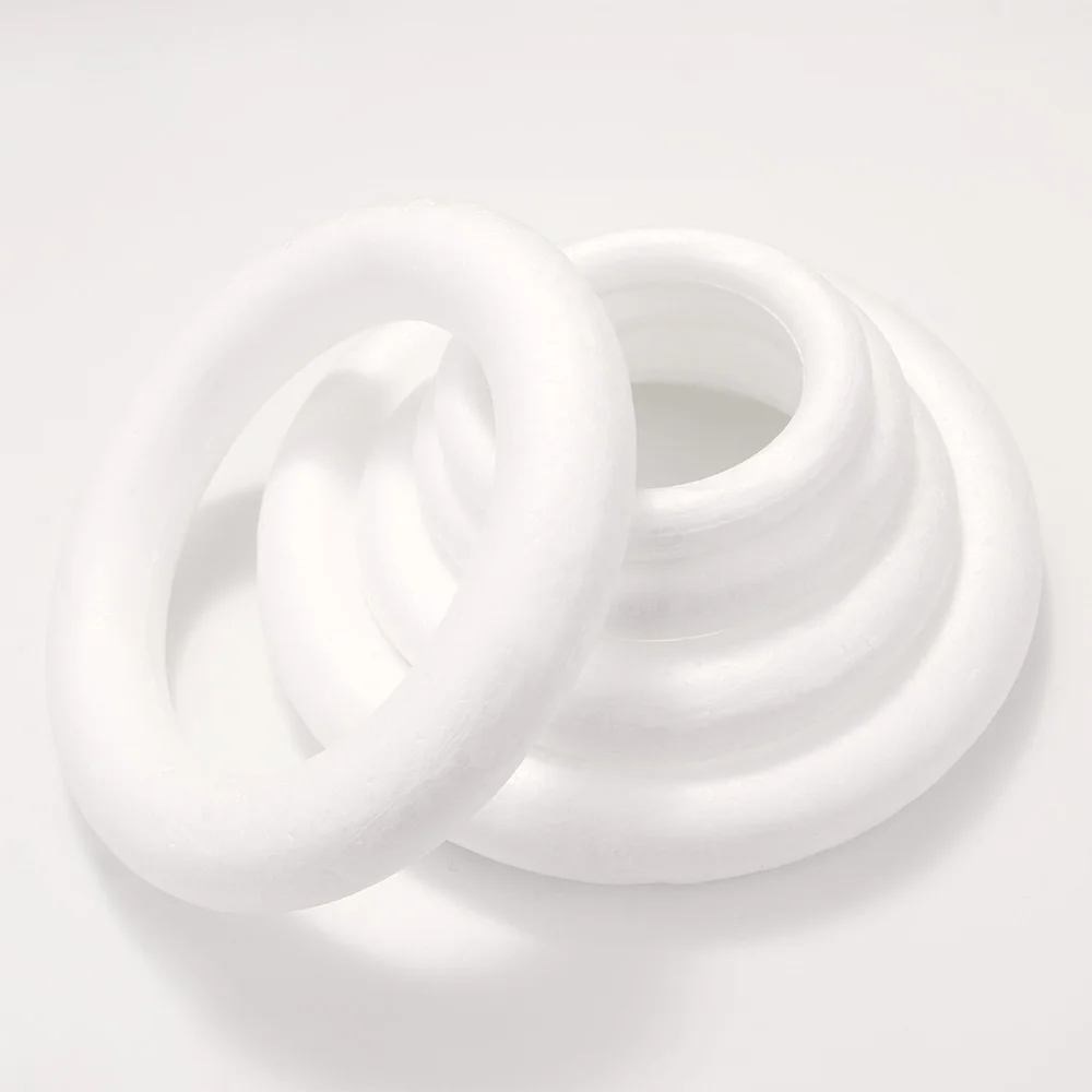 Stampo ad anello rotondo in schiuma creativa per accessori artigianali fatti a mano di natale decorazioni per feste di diverse dimensioni