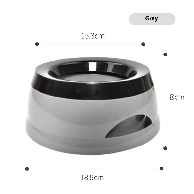 Pet Dog Bowls Floating Not Wetting Mouth Cat Bowl No Spill Drinking Water Feeder Plastic Portable Dog Bowl Support Accessories