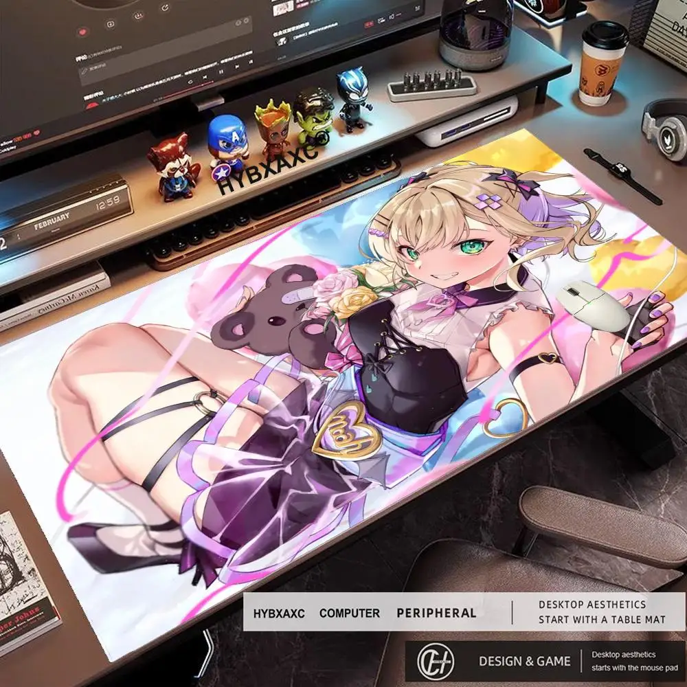 New Mouse Pad Gamer Computer Accessories Keyboard Table Mat Kurumi Noah Mousepad Company Office