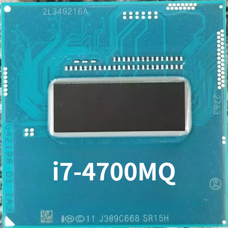 Core i7-4700MQ 2.4GHz 4 Core 8 Thread SR15H 6M 47W i7 4700MQ Computer CPU Processor Server Socket G3 / rPGA946B