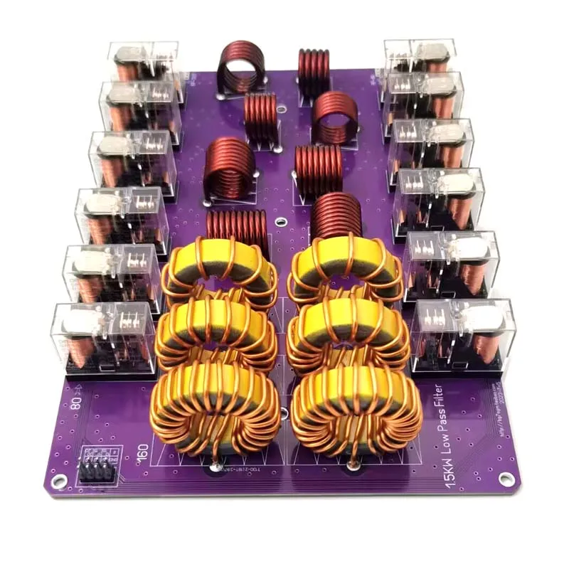 1500W 50Ω 1.8-54MHZ สนับสนุน SSB CW FM LPF Low Pass Filter LPF สําหรับ HF คลื่นสั้น HIFI เครื่องขยายเสียงวิทยุ Board