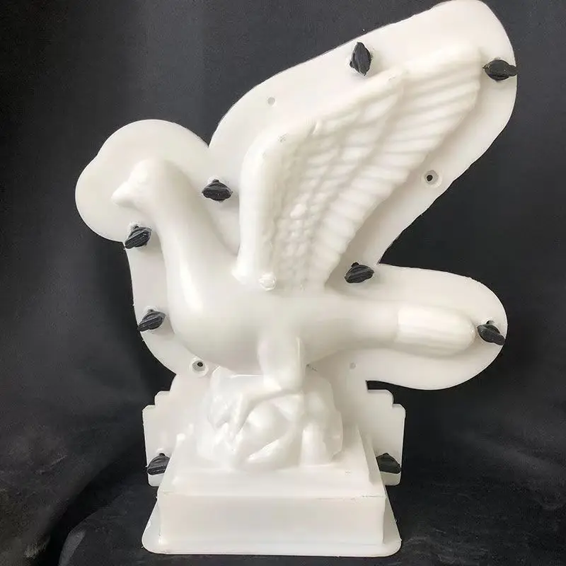 Plastic Pigeon Cement Mold, ABS Outdoor GRC, DIY Die Casting, Interlock Concrete Villa, Home Gardening, Animal Dove Statue Mould