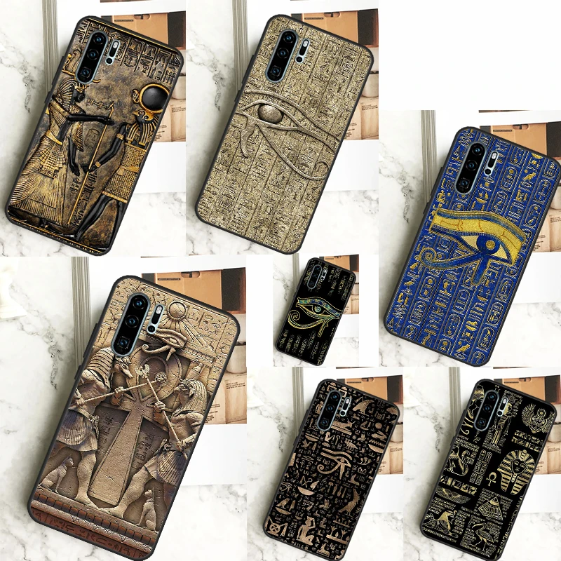 Sacred Eye of Horus Egypt Fresco For Huawei Nova 11i 8i 7i 3i Nova 9 10 SE 5T Y60 Y70 Y90 Y91 Y61 P20 P30 P40 Lite Pro Case