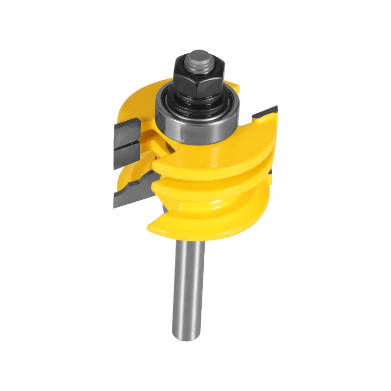 

For Wood Face Mill End Mill 8MM 12MM 12.7MM Shank Glass Door Rail & Stile Reversible Bits Router Bit Woodworking Milling Cutters