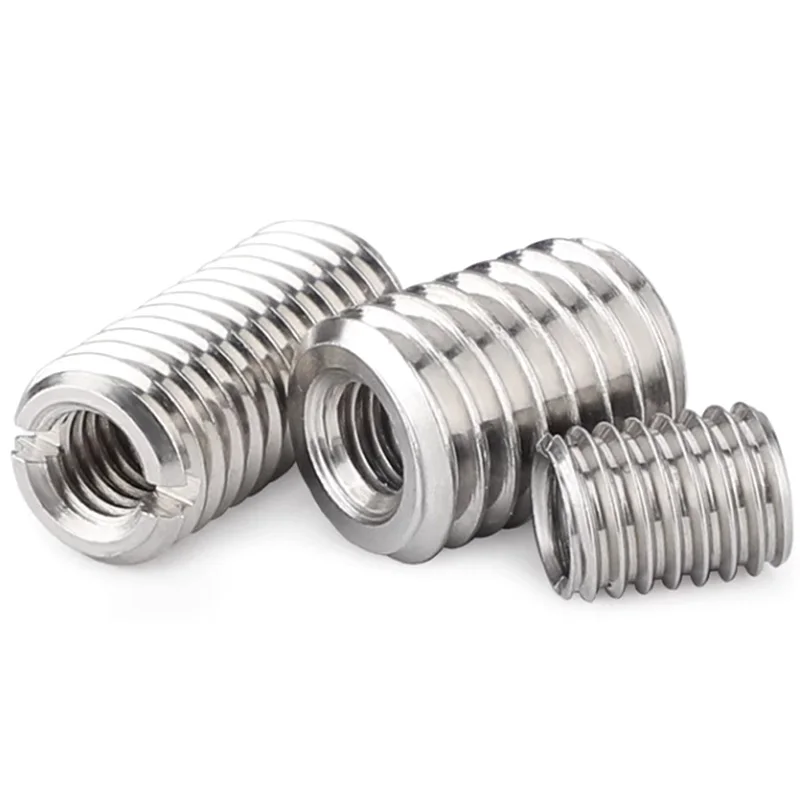 20 piezas insertos de alambre de inserción roscada de acero inoxidable, sujetadores de inserción hilo de alambre de tuerca, inserto roscado de alambre de M2-M12