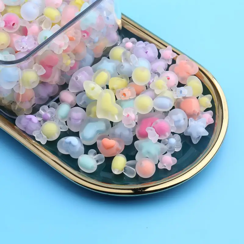 150/75pcs 8-25mm Vibrant Mixed Color Transparent Acrylic Beads - Ideal for Jewelry Making, DIY Versatile Accessories