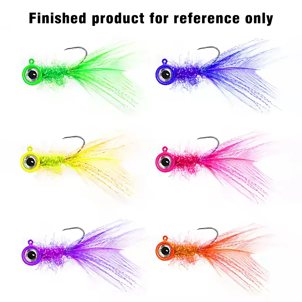 2 Meters / Card For Nymph Sparkle Fly Tying Material Lures Streamer Ice Chenille Fly Tying Thread Fly Fishing Tinsel view 3