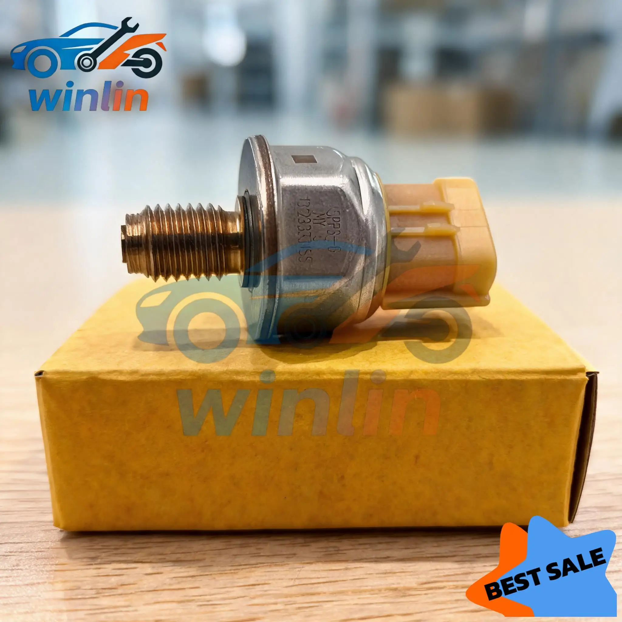 OEM 45PP3-3 45PP33 Fuel Rail Pressure Sensor for Nissan Navara D40/Pathfinder R51/Peugeot Boxer/Fiat Ducato 2005–2014