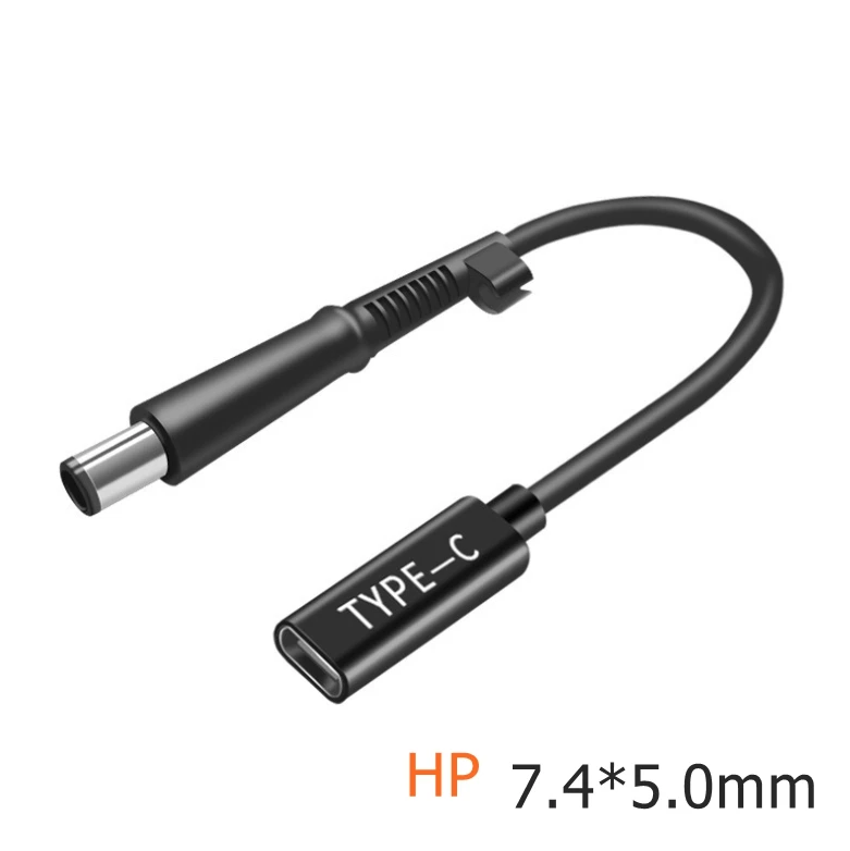 Tipo C PD Power Adapter Converter, DC cabo de conector, Cordfor Asus, HP, Dell, Toshiba, Laptop, 65W, USB 3.1, Laptop