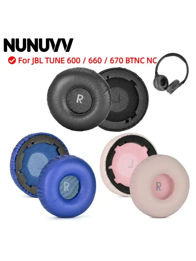 NUNUVV Für JBL TUNE 600/660/670 BTNC NC Original ohrenschützer mit schnalle Kopfhörer Memory Foam Ohr Kissen Hohe Qualität,