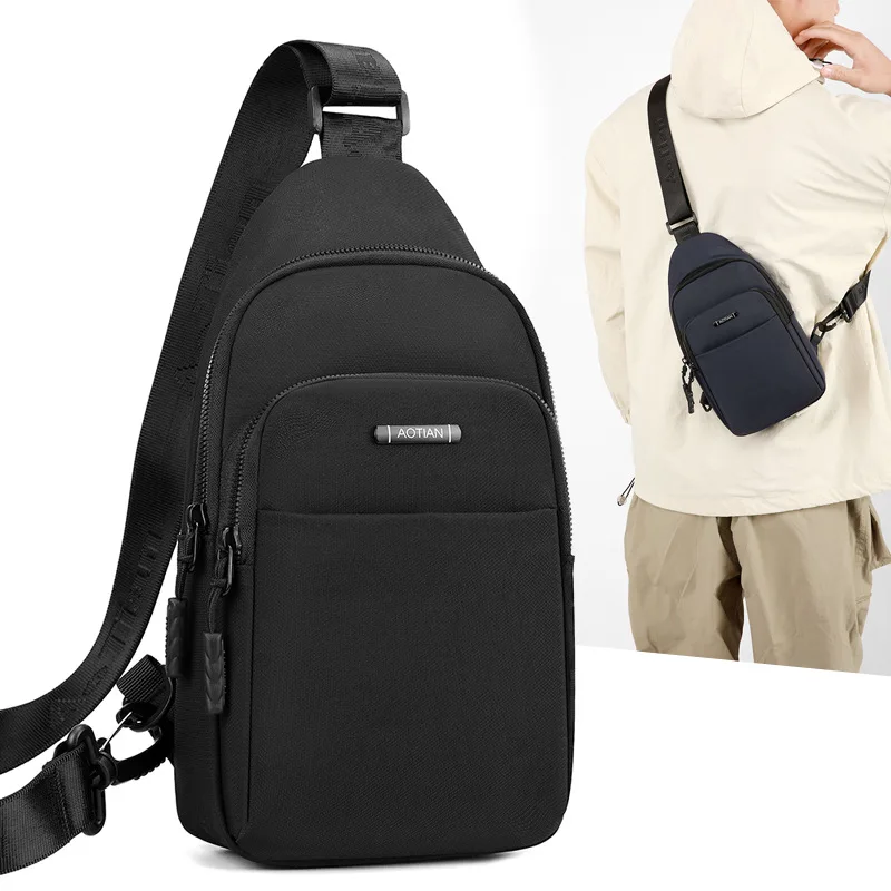 

Мужская сумка-слинг через плечо, портативная, водонепроницаемая, для активного отдыха, маленькая, модная, для путешествий