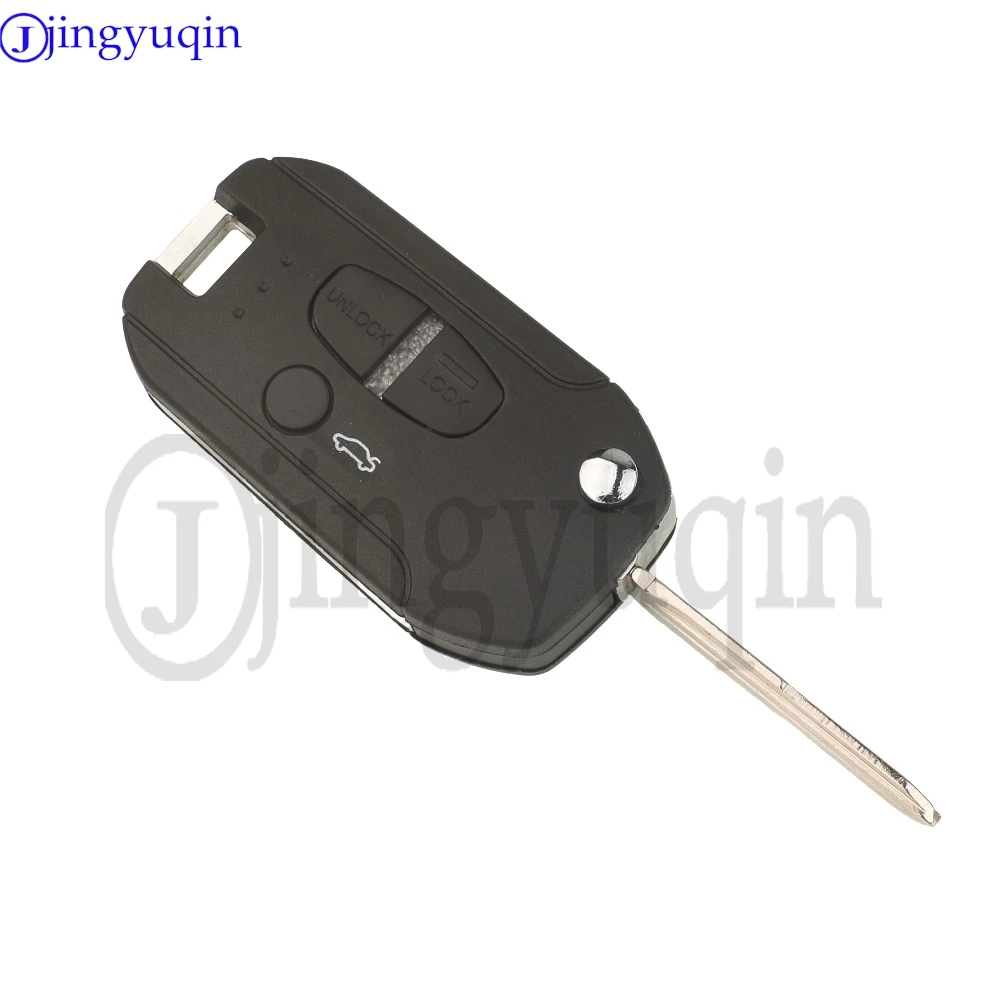 Jingyuqin 2/3 Buttons Left/Right Blade Remote Car Key Shell Case Fob for Mitsubishi Lancer Evolution Grandis Outlander