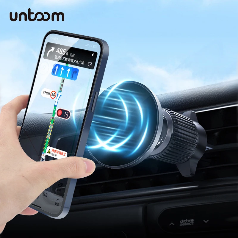 Universal Magnetic Car Phone Mount Strong Magnet Car Air Vent Cell Phone Holder Clip for iPhone Magsafe Samsung Xiaomi Huawei