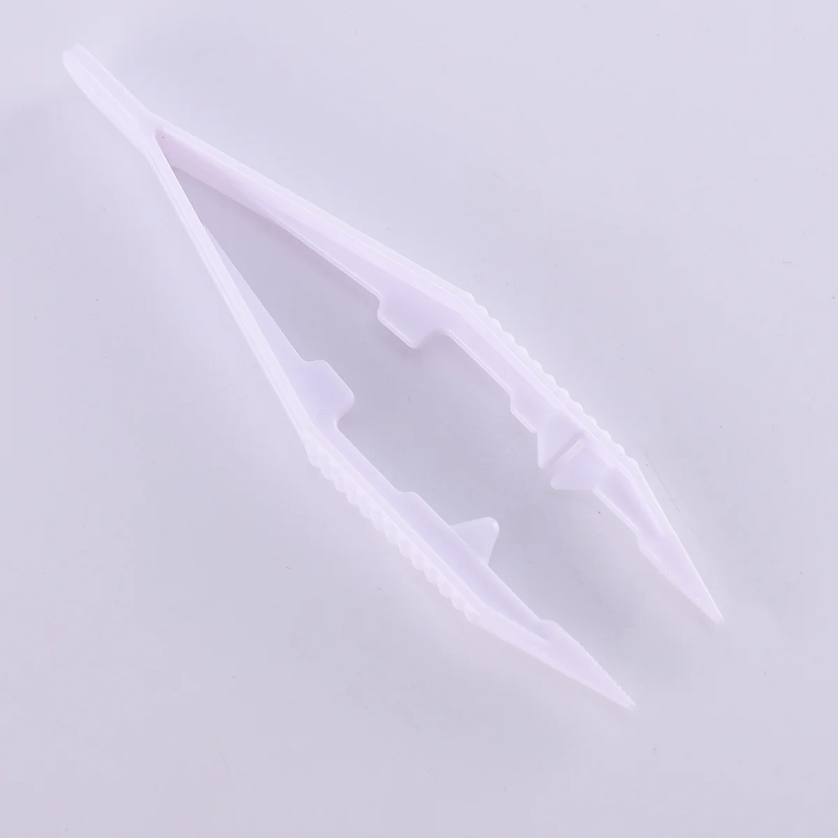 Angoily 13-delige spellbonen plastic pincet kralen ambachtelijke mini-kralen educatieve kunstgereedschapset wit