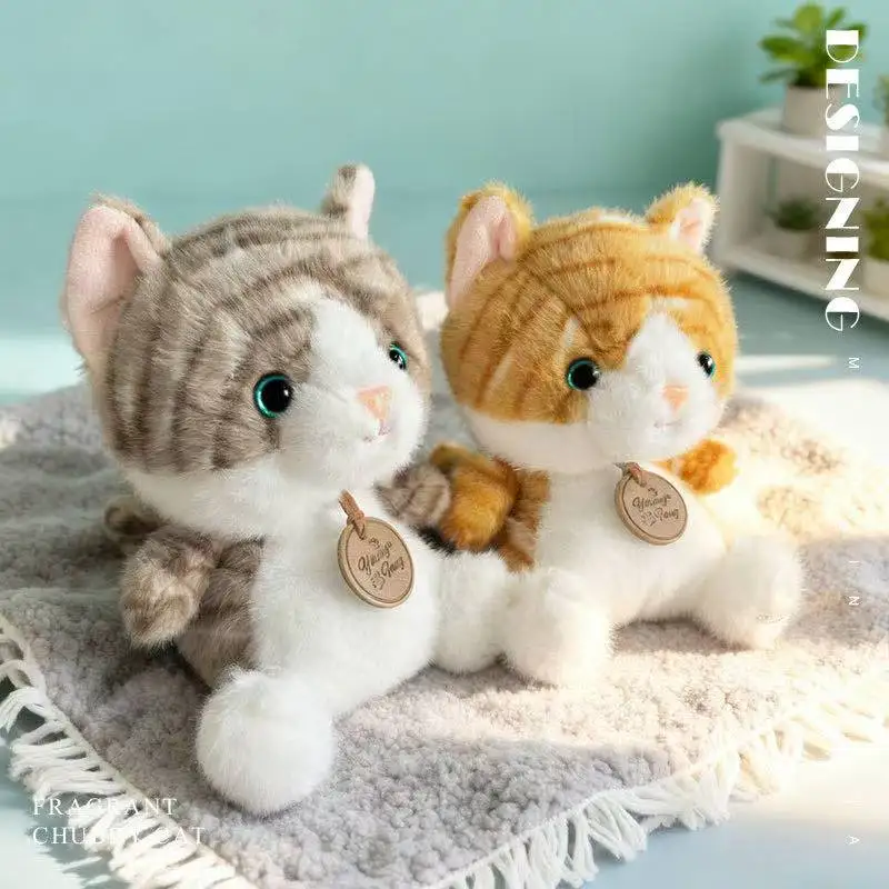 

Последняя имитация кошки, кукла брат, кавайная мягкая плюшевая игрушка, кукла с героями мультфильмов, аниме, милый детский подарок на день рождения, забавная кукла на Рождество