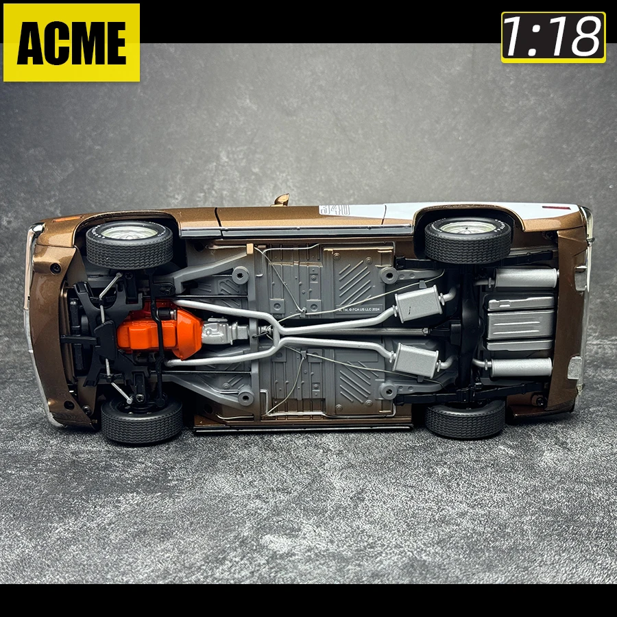 ACME 1:18 scale new Plymouth Cuda 1971 Muscle Alloy car model Sports car Static display piece holiday gift collection for friend