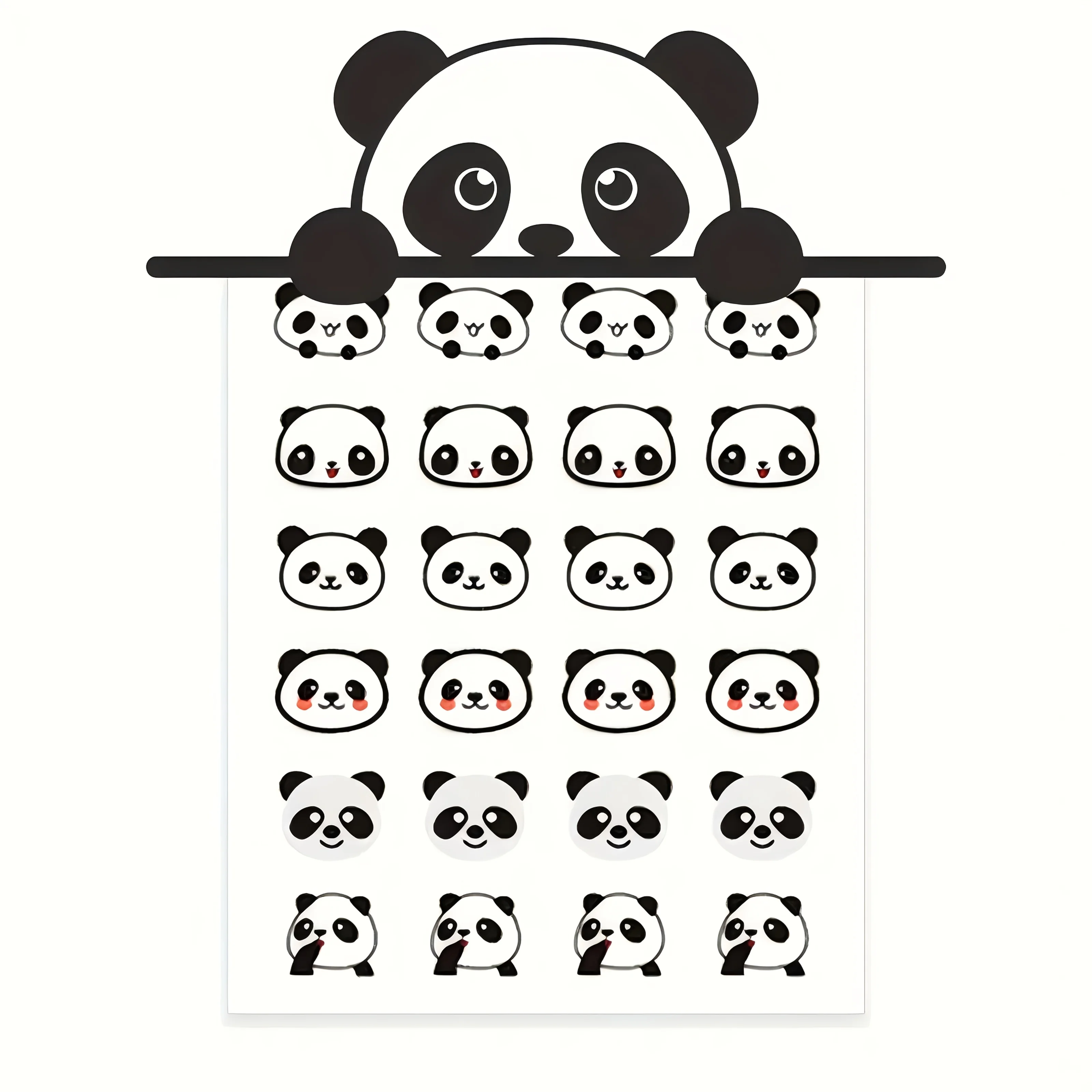 120 Adesivos Hipoalergênicos, Impermeáveis e Sem Álcool para a Pele, Design Adorável de Panda, Perfeitos para Cobrir Espinhas e Imperfeições da Pele