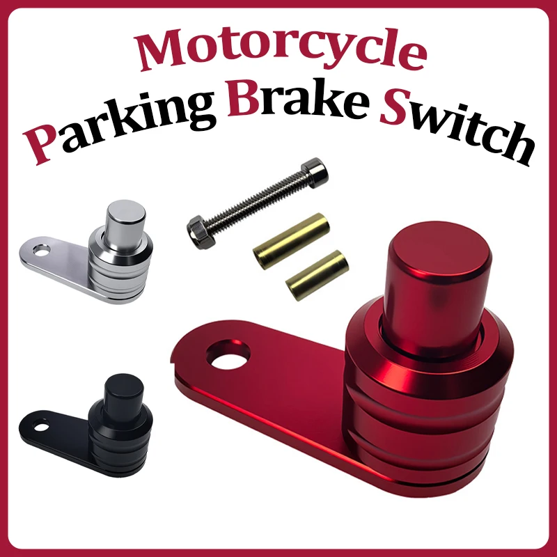 

Motorcycle Parking Brake Switch Aluminum Alloy Brake Lever Lock for Yamaha XMAX 155 Moto Accessories