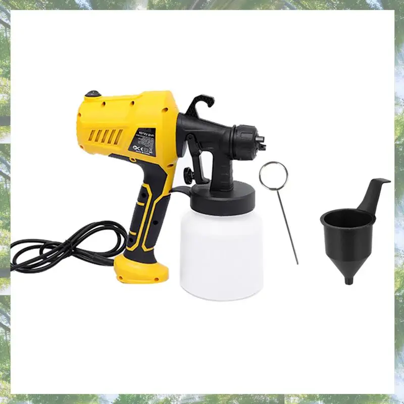 

Премиум-1 шт., 800 мл, электрический распылитель, электроинструменты, желтый пластик, контроль расхода, аэрограф, распылитель, вилка европейского стандарта