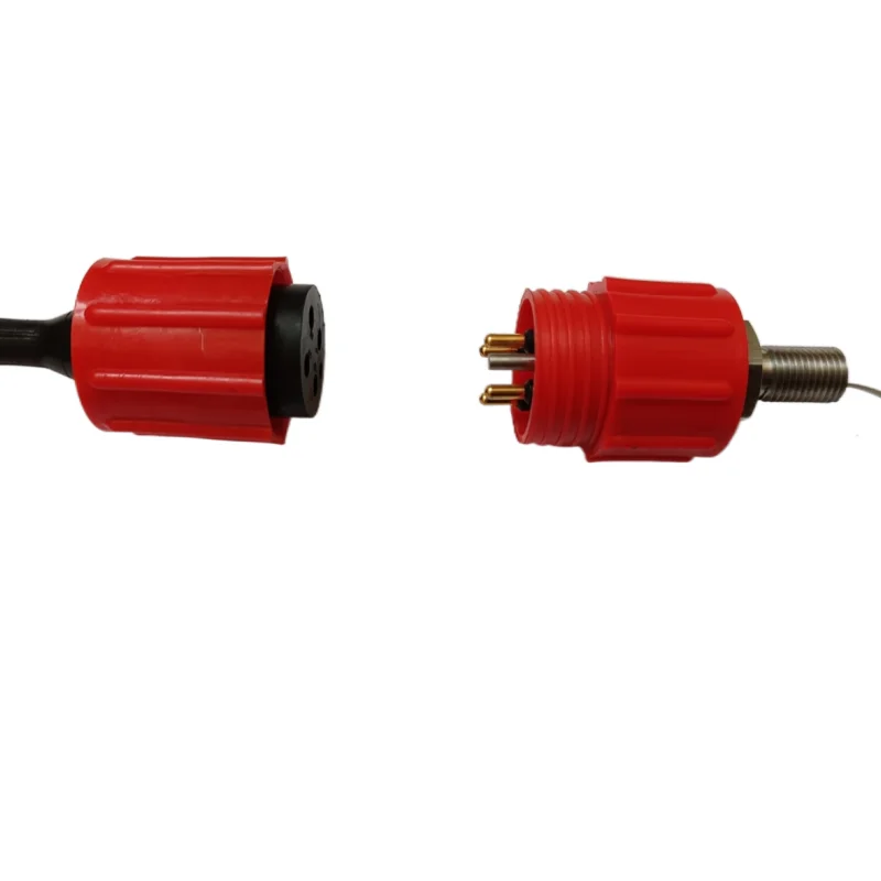 Full Depth Stainless Steel Back Shell Underwater MCBH2M + MCIL2F Electric Wet Mating Connector Kit