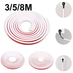 3/5/8M Wire Hider Kit for Wall Mount Tv Cable Covers Raceway Cable Management Cord Organizer Hide Cords Management Organizer