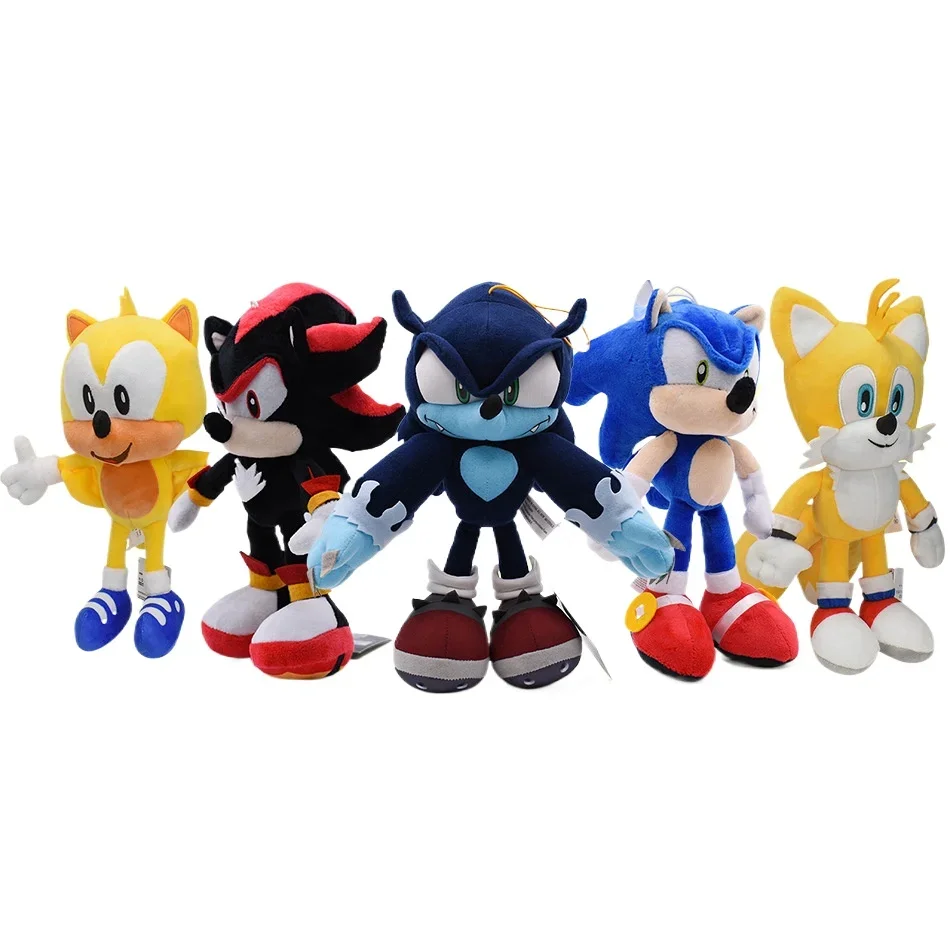 5 Styles Game Cartoon Anime  Miles Prower Plush Soft Stuffed Plush Toys Dolls for Children Birthday Christmas Gifts