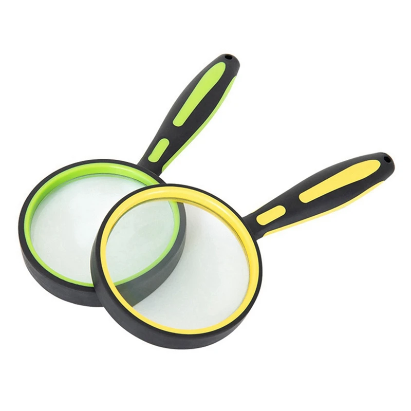 Portable Magnifying Glass 110Mm Diameter Lens Is Suitable For Reading Books And Newspapers For The Elderly