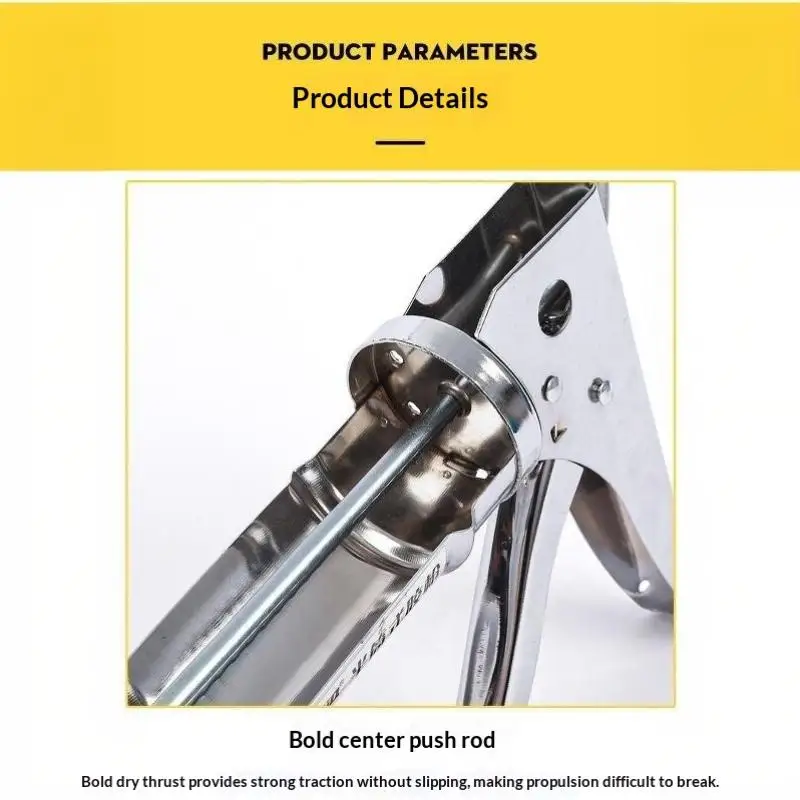Hochleistungs-Silikon-Dichtstoff-Applikator für Profis, DIY-Handwerkzeug – Detail 9