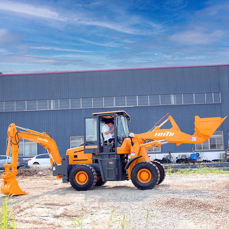 China Manufacturer 4X4 Small Mini Excavator Backhoe Loader for Sale
