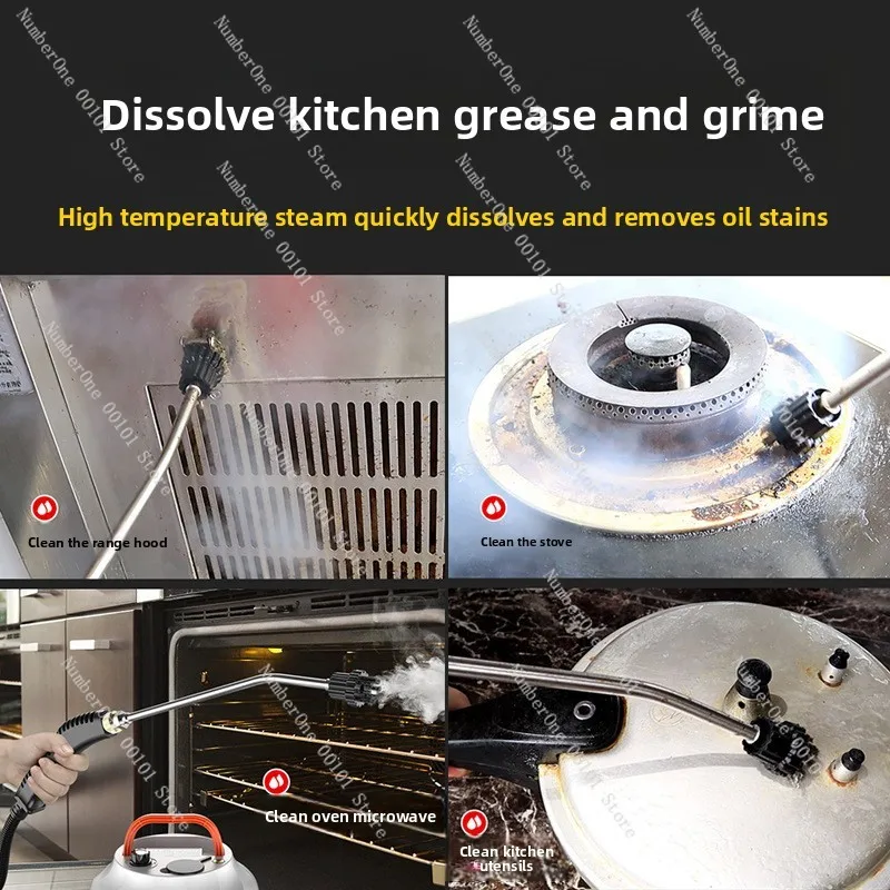 Household Kitchen Bathroom High Temperature Steam Cleaner Portable Pressurized Steam Cleaning Machine