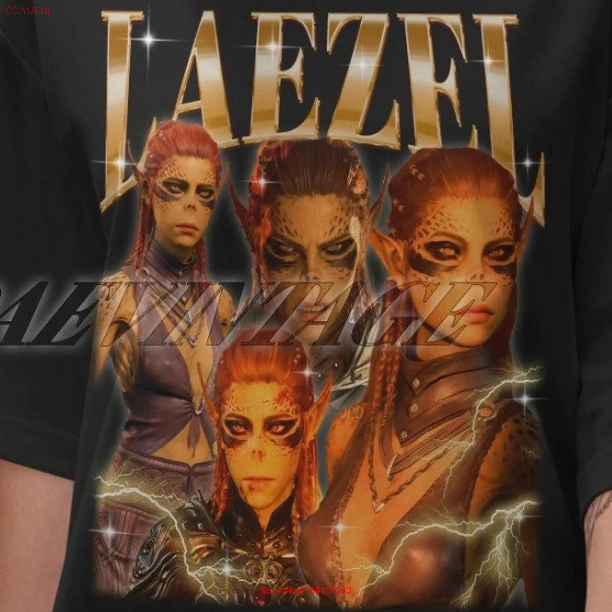 Limited Lae'zel Baldurs Gate 3 Vintage T Shirt For Women and Man Baldur Merch Laezel long or short sleeves