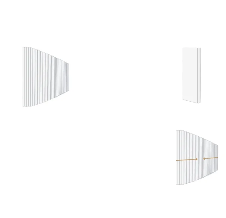 

Foldable space-saving creative fashion decorative background creative paper wall