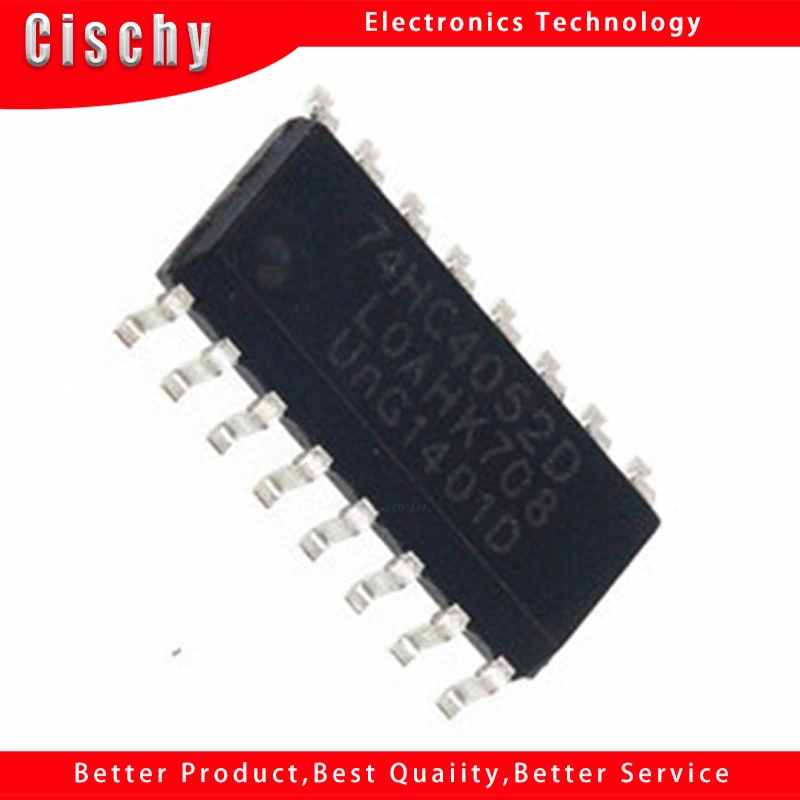 10pcs/lot 74HC4052D SN74HC4052DR 74HC4052