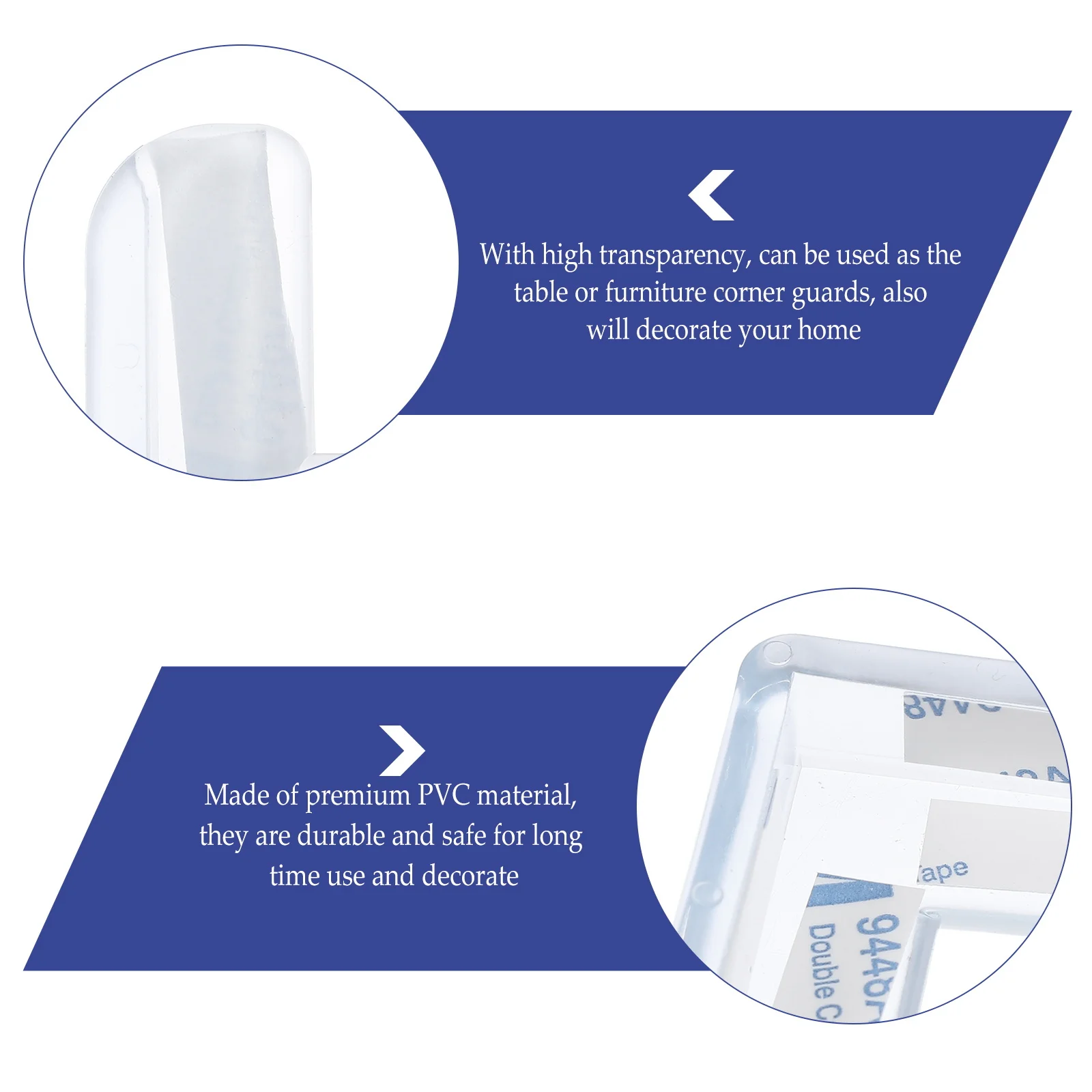 20 قطعة من واقيات زوايا الطاولة عالية الشفافية، آمنة للأطفال، تستخدم لفترة طويلة، واقيات زوايا آمنة #2