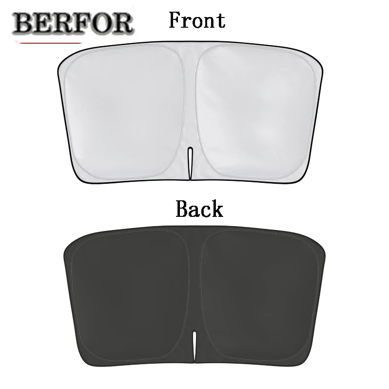 For Ford Mustang 2015-2023 Car Styling Nano-Insulat Windshield Sunshade Front Window Sun Shade Visor Auto Interior Accessories