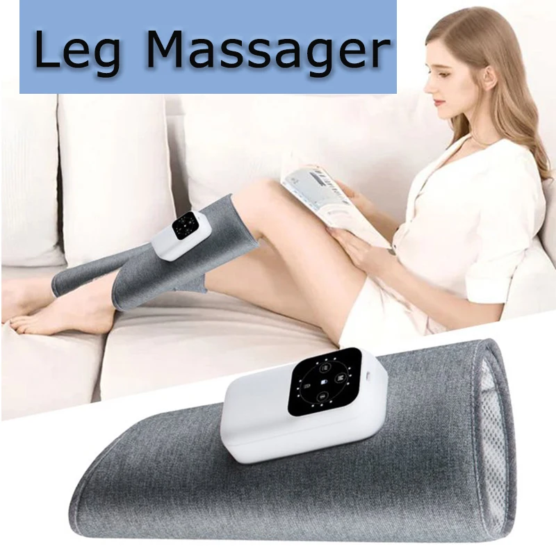 

Многофункциональный новый массажер для ног с горячим давлением воздуха, способствующий кровообращению вибрации крови, формирующий массажер для икр