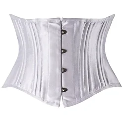 24 Steel Bones Underbust Corsets Gothic Sexy Women Corset Waist Trainer Cincher Bustier Short Torso Corselet