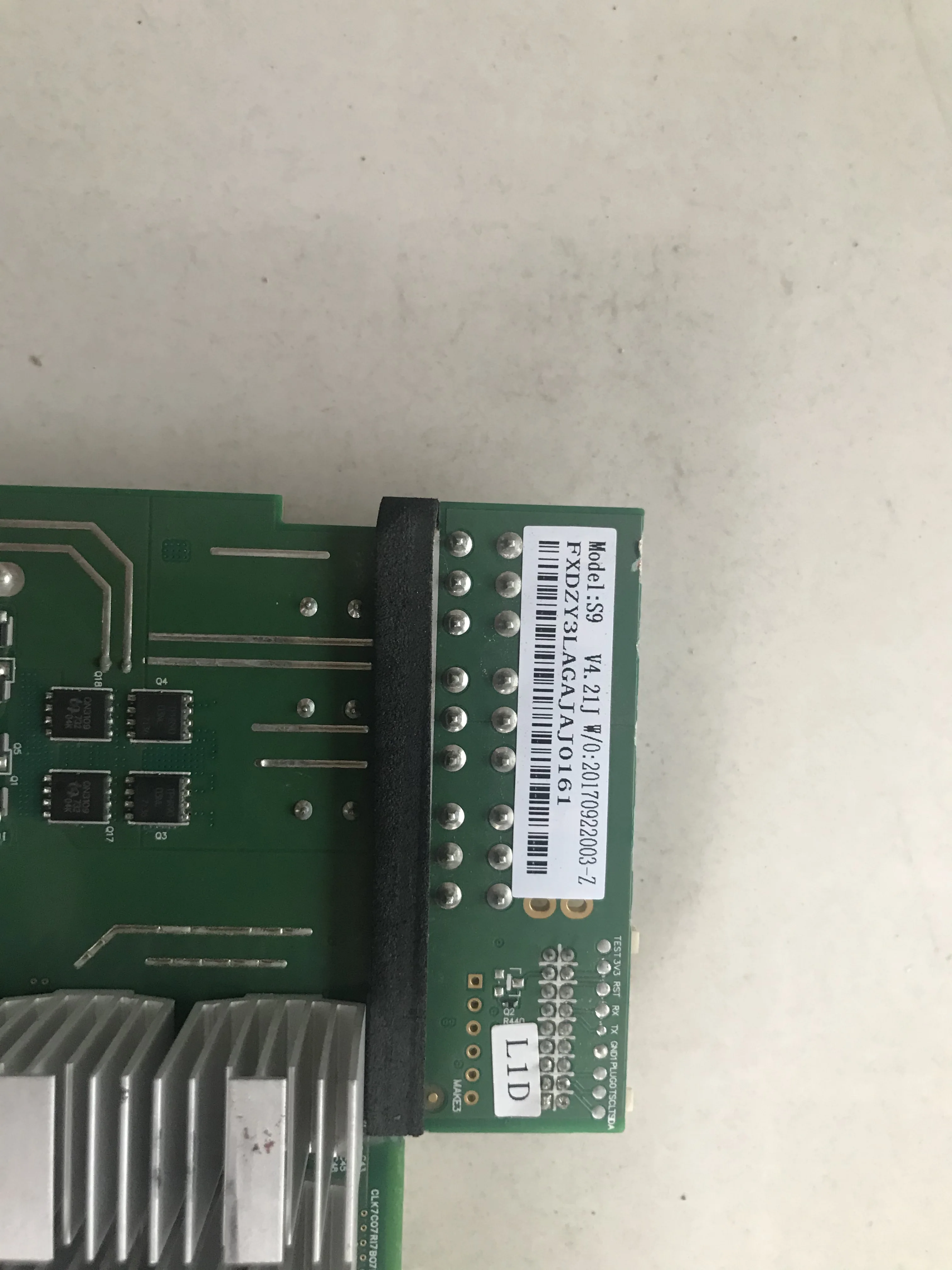 Imagem -04 - Usado Antminer s9 S9i Hashrate Board 3.5 th s Sha256 14nm Asic Miner Btc Miner Baixo Consumo de Energia Pode Ser Instalado s9 14t