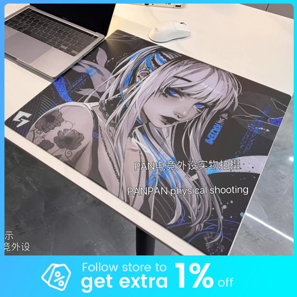 PAN Esports GLSSWRKA Akari Akari Kazemi Smooth and Speed Mouse Pad Coating and Full Coverage Primer For CSGO APEX PC Accessories
