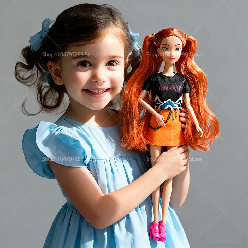 11 Zoll Kpop Demon Hunters Vinylfiguren Neue K-POP Demon Slayer Miniaturen Puppe Lumimila Zoey Desktop Ornament Dekoration Geschenke