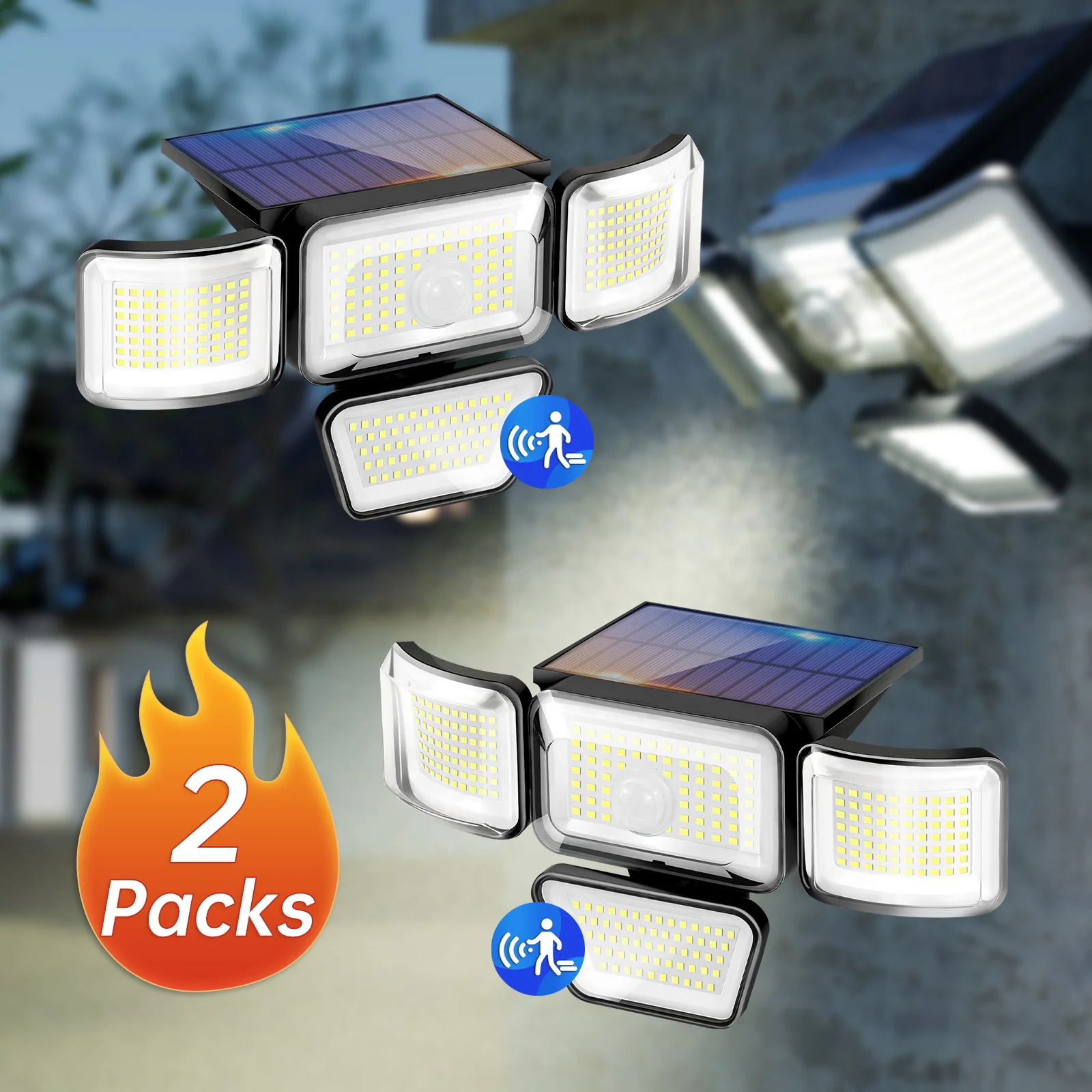 Outdoor Lighting For Your Yard - Solar Outdoor Light with 278 LED