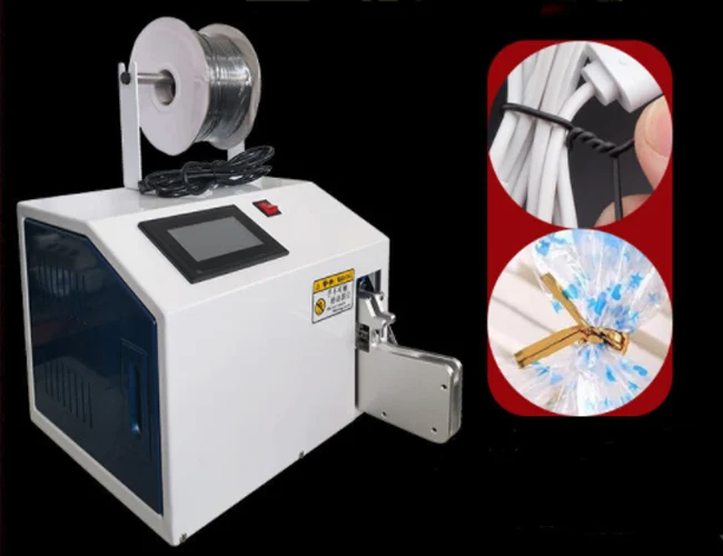 

Toast/bread bag Binding Twist Tie machine Metallic Ribbon Packing machine