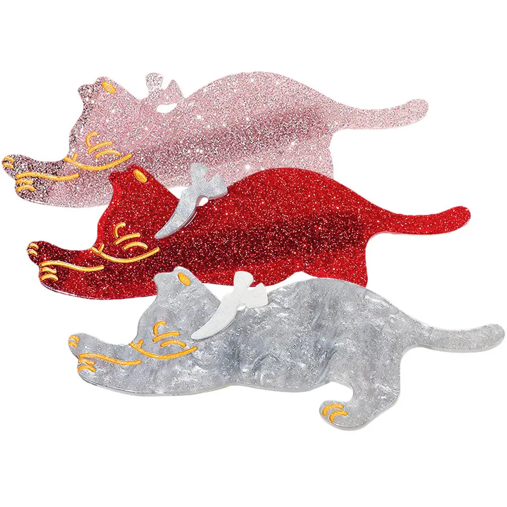 

3Pcs Bright Hair Clips Duckbill Barrettes for Women Hair Styling Clothing Hats Handbags Decoration Gift