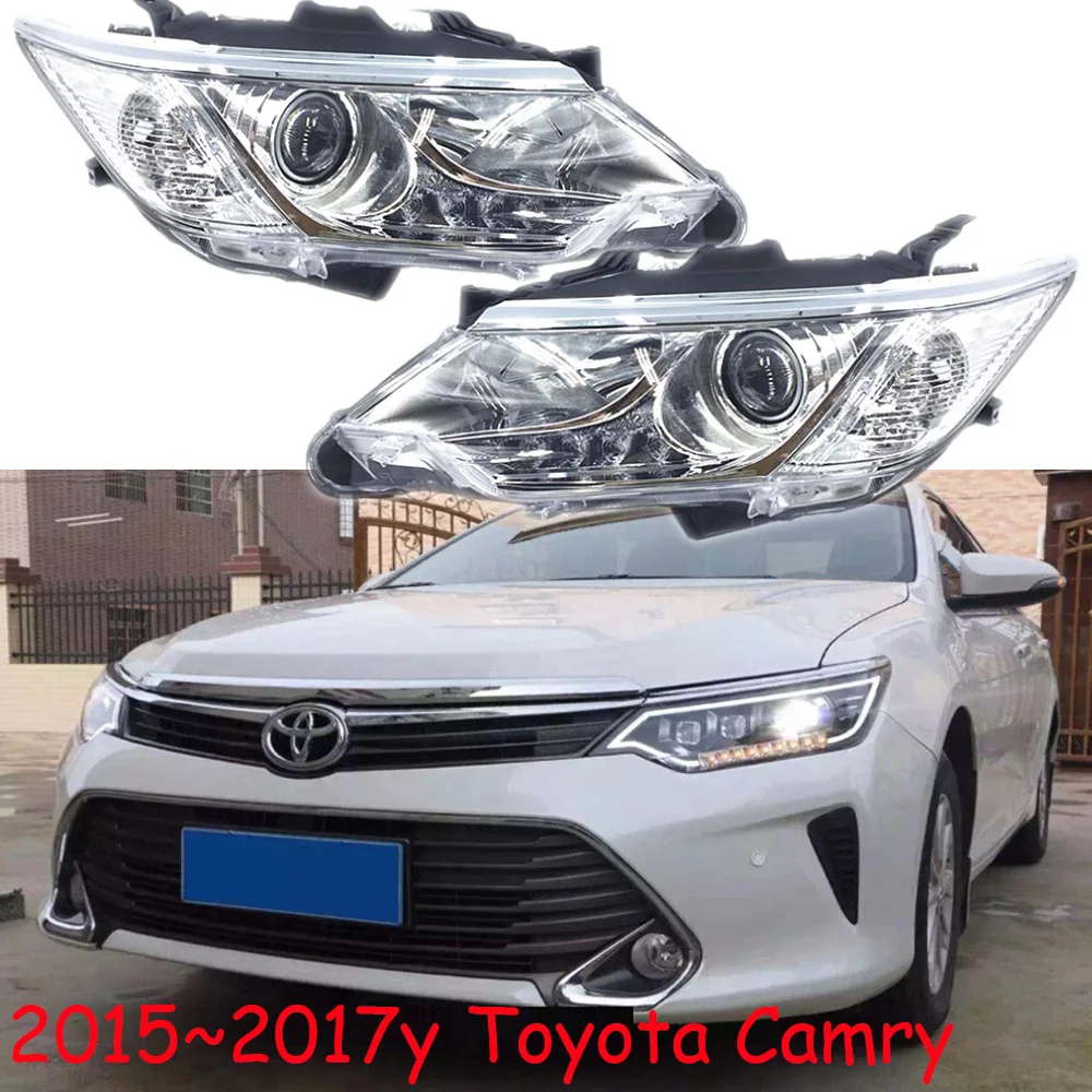 

1pcs car bumper headlamp for Toyota Camry headlight Aurion 2015~2017y car accessories head lamp for Toyota Camry fog light