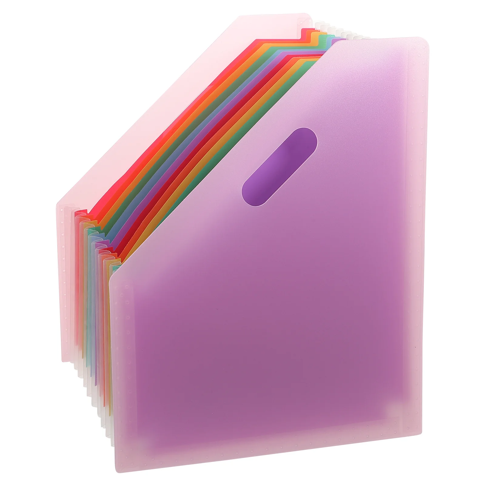 Large Capacity Accordion File Organizer Plastic Expandable Folder For Receipts Bills Coupons Desktop Home Office School