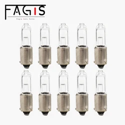 Fagis-Indicateur de frein halogène, ampoule de voiture, verre à quartz, feu de dégagement automatique, 1156 BAY9S H21W 12V 24V 21W, 10 pièces