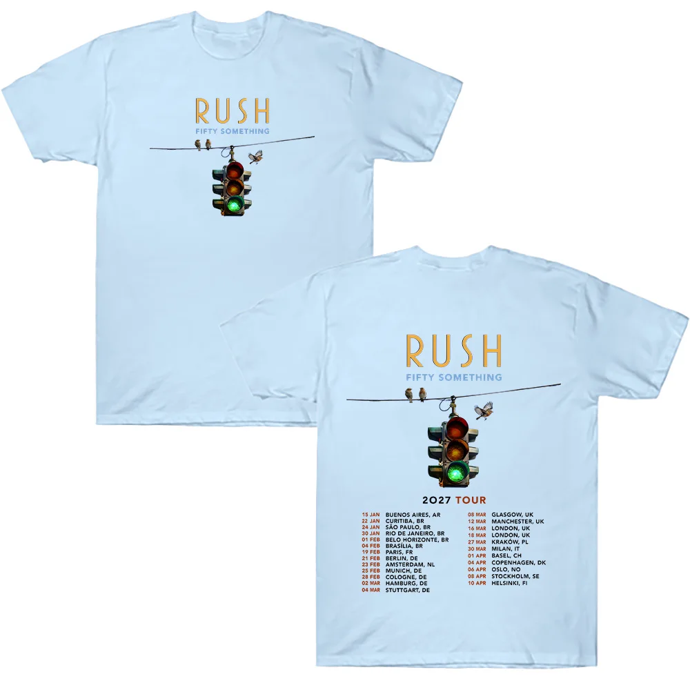 FIFTY SOMETHING Tour 2027 T-Shirts RUSH Band Merchandise Mode-Kleidung Geschenk für Alle Fans T-Shirt Sommer Neu Herren und Damen Baumwoll-Tops – Detail 5