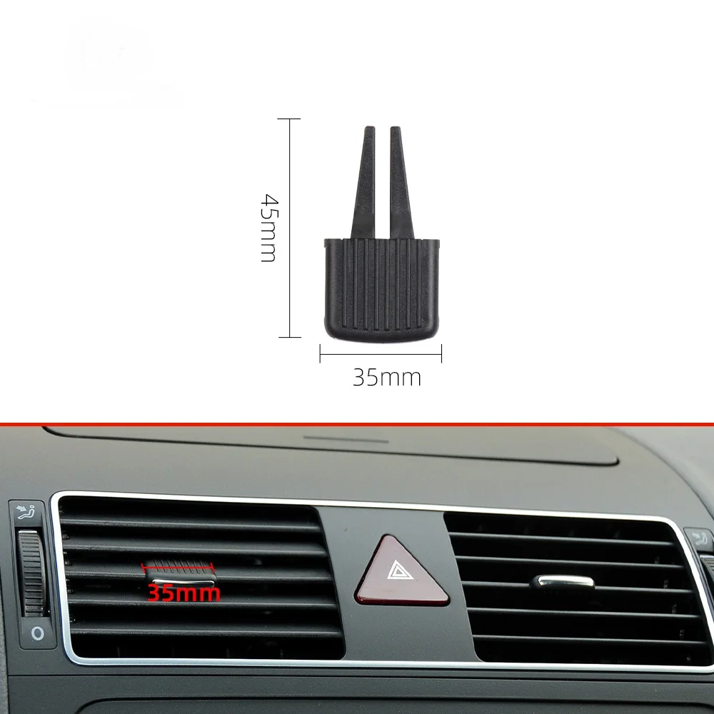 Car Front Air Conditioning AC Vent Grille Clip Slider For VW Touran 2005-2015 1TD819703A