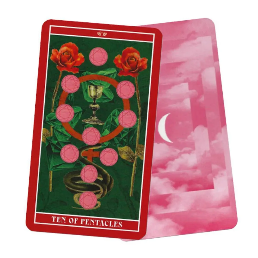 78 carte dei tarocchi della dea dell'amore: un mazzo per incordare l'erotico divino femminile 10,3 * 6 cm
